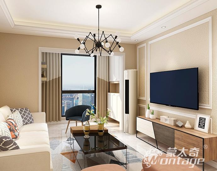 82㎡現代風格家裝案例