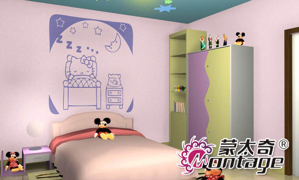 綠色健康壁材硅藻泥 兒童房墻面施工優選