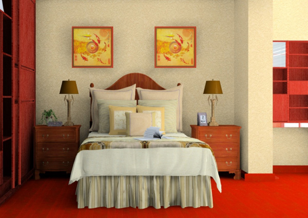 硅藻泥背景墻  創造健康舒適的環境